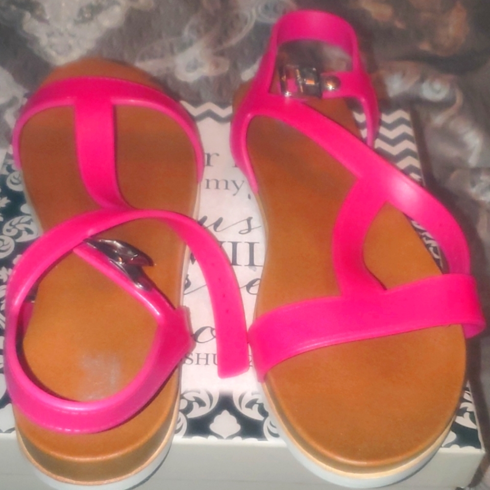 Pink sandals